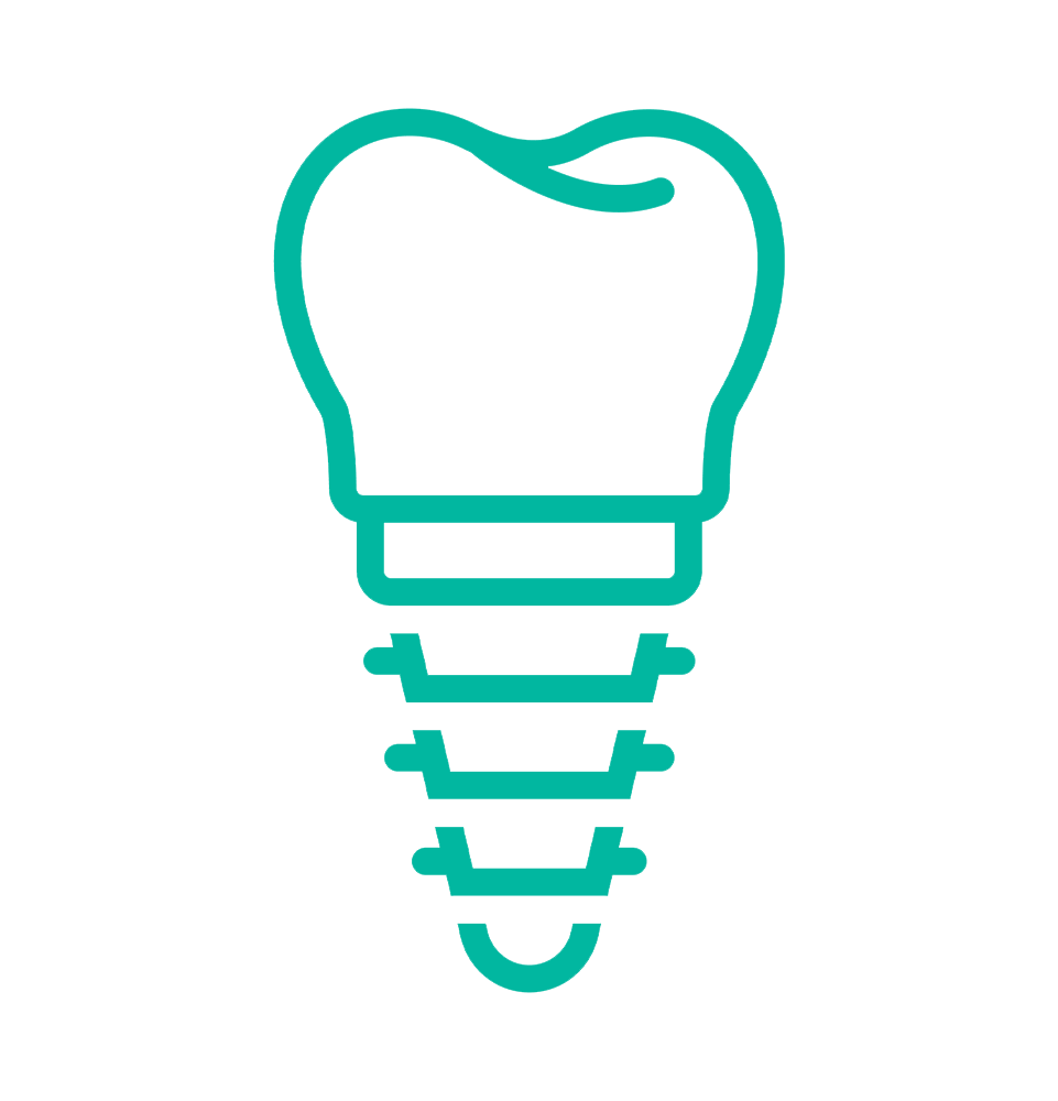 singel dental implant icon